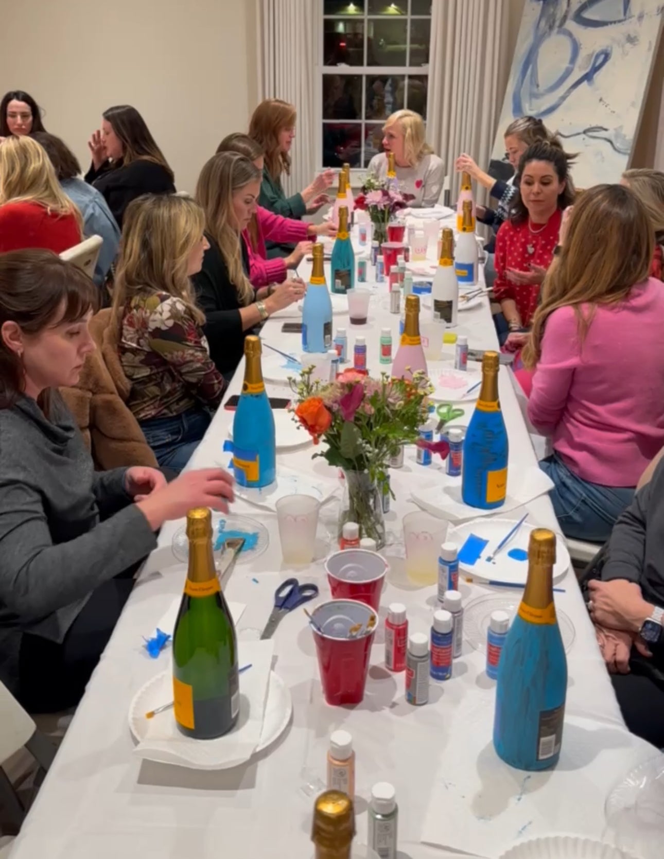 Valentine’s Champagne Bottle Class February 5th: 6-8pm @Henry Home