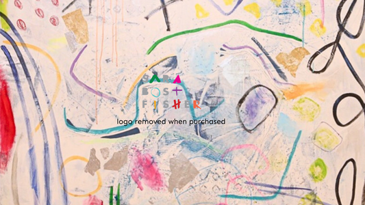 SBF Confetti Brain Frame TV Art