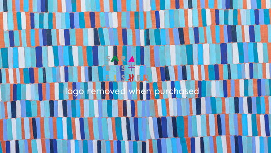 SBF Blue Synchronicity Frame TV Art