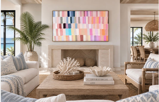 SBF Pastel Synchronicity Frame TV Art