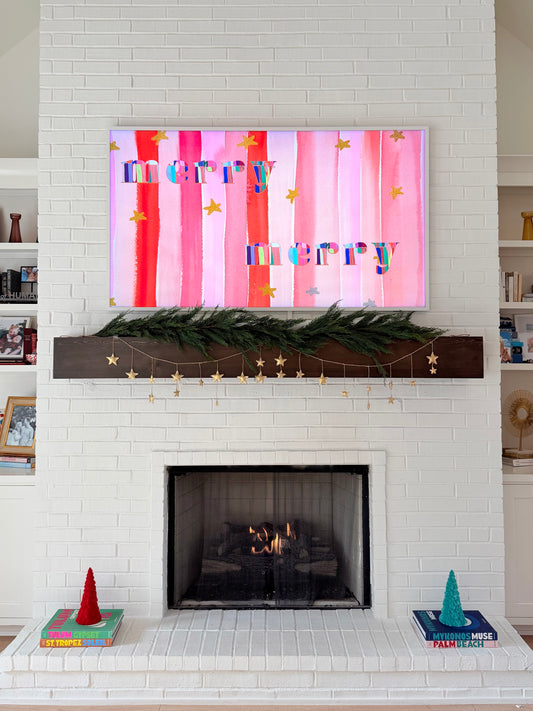 SBF Merry Merry Frame TV Art