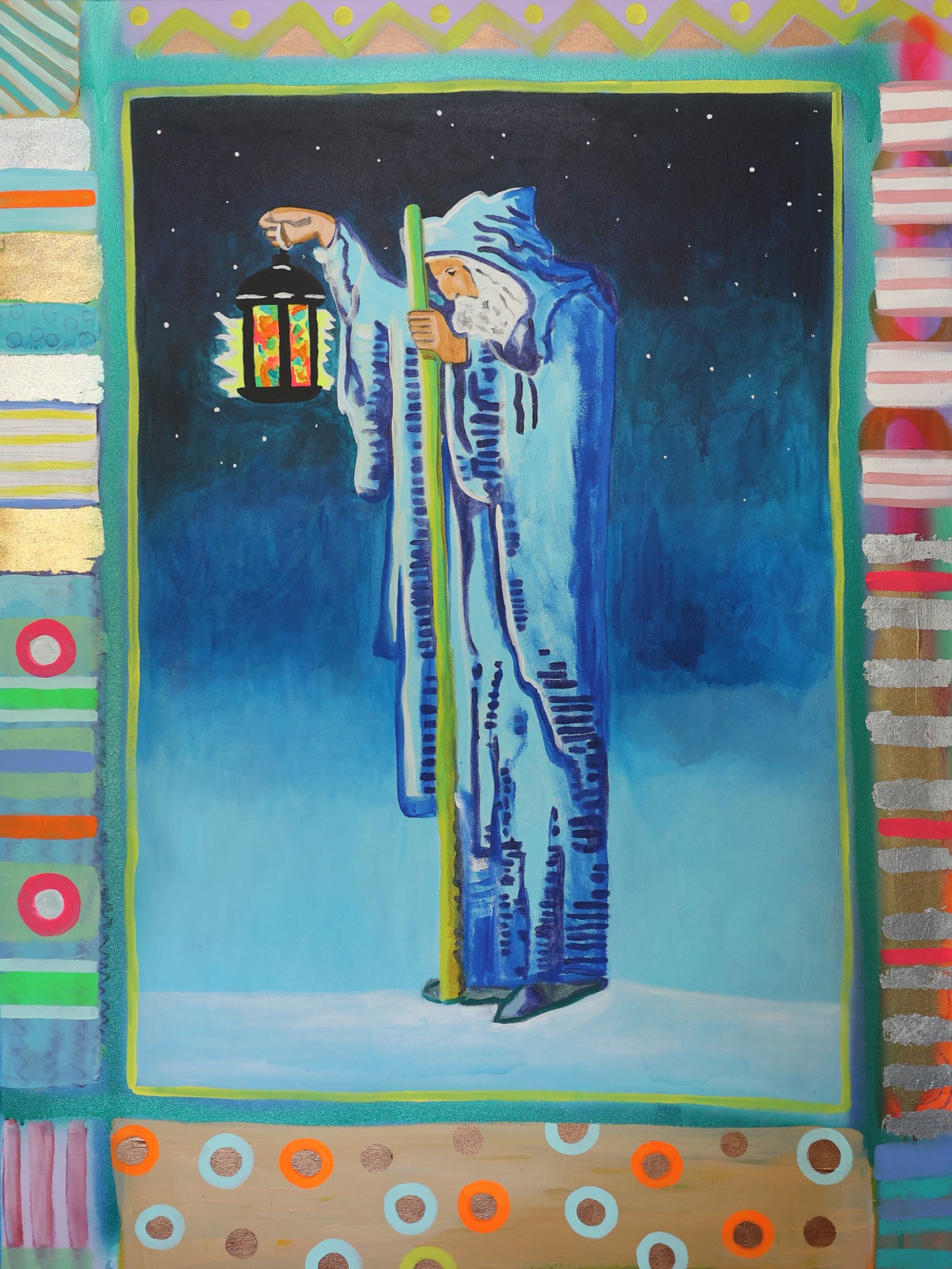 The Hermit Card - 48 x 36