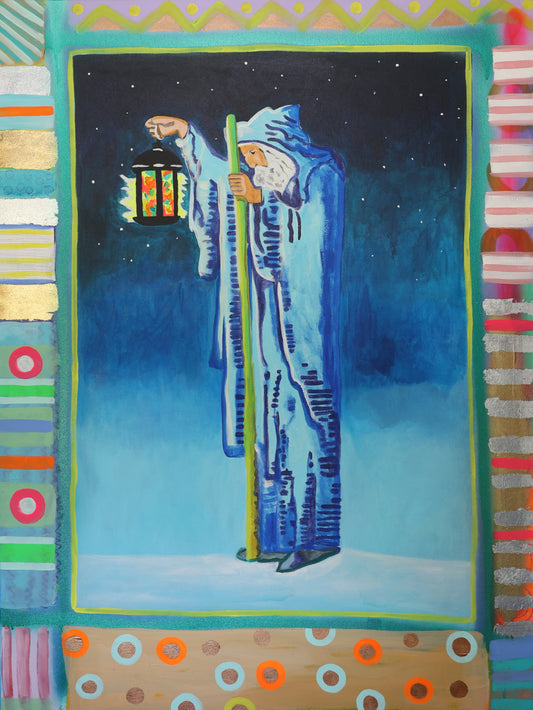 The Hermit Card - 48 x 36