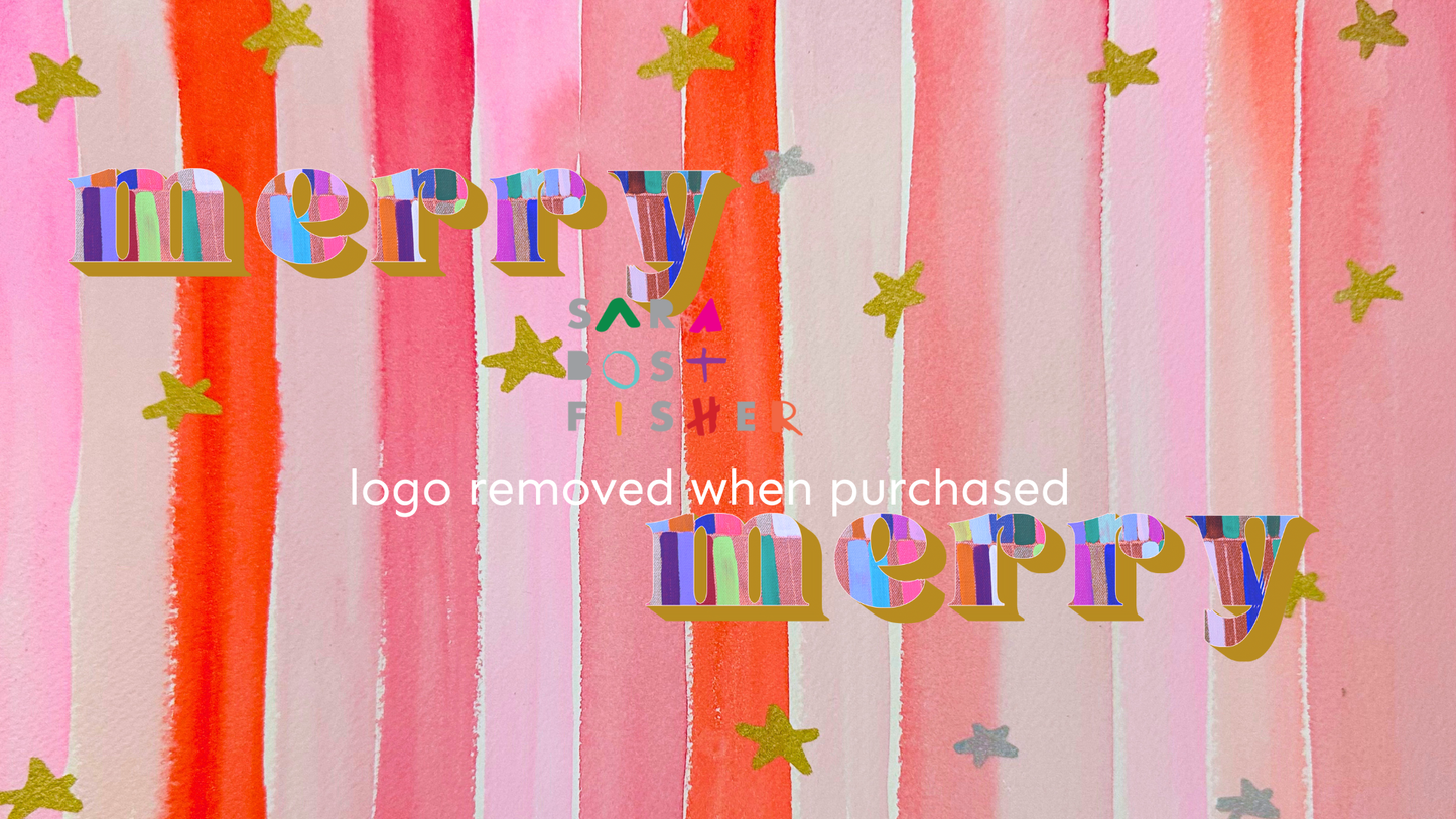 SBF Merry Merry Frame TV Art