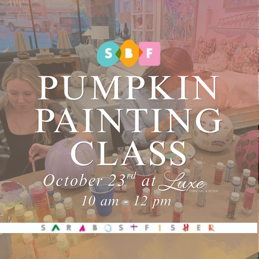 Pumpkin Painting Class- Luxe Tulsa- October 23rd