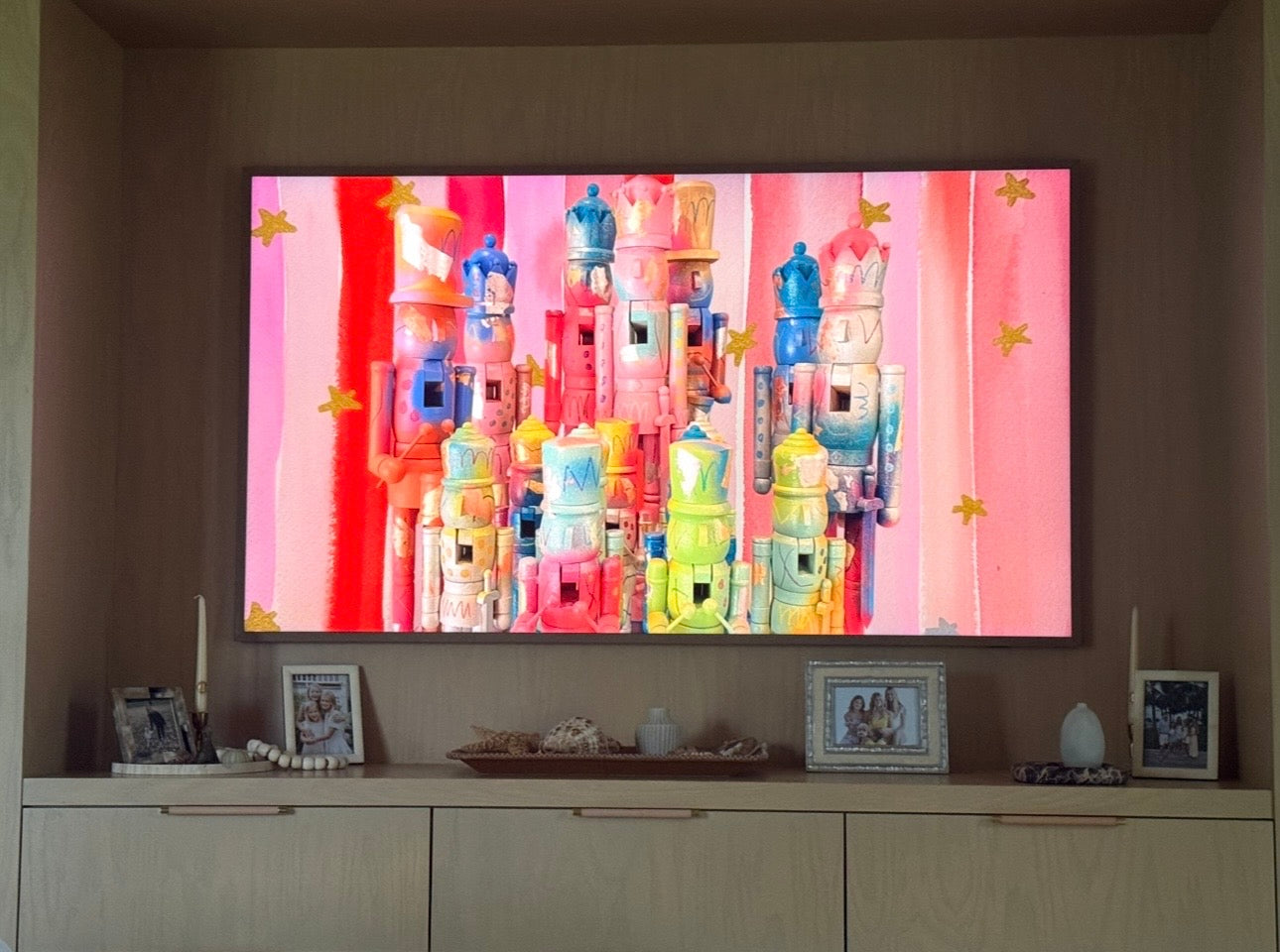 SBF Nutcracker Frame TV Art