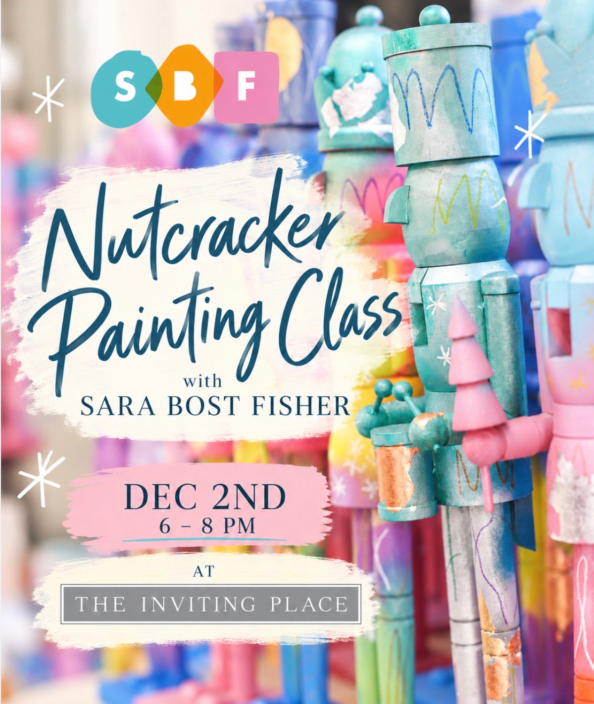 Nutcracker Workshop-The Inviting Place-December 2nd: 6-8pm