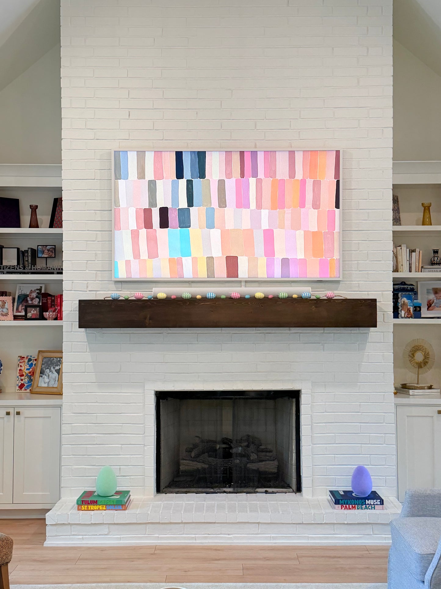 SBF Pastel Synchronicity Frame TV Art