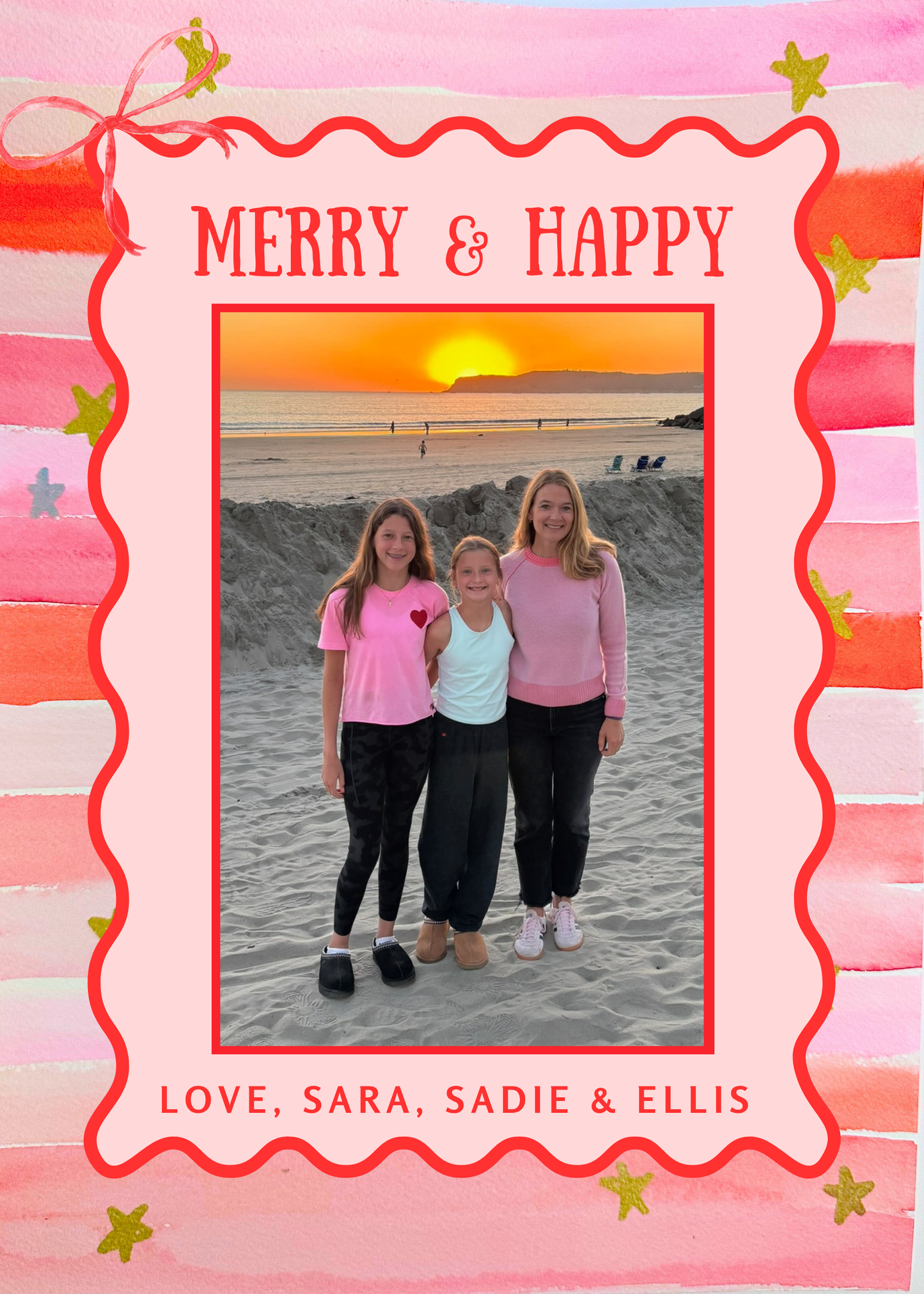 SBF Merry & Happy Holiday Card - Digital Download