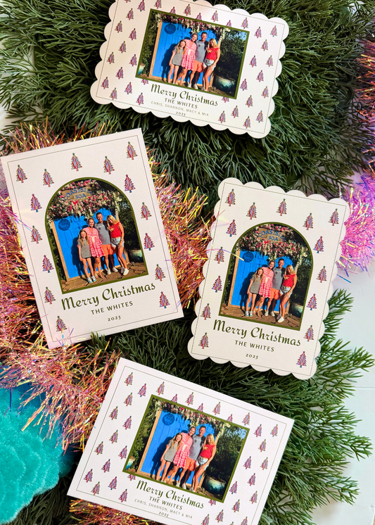 SBF Colorful Trees Holiday Card - Digital Download